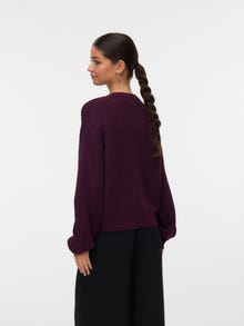 Vero Moda VMLEA Knit Cardigan -Winetasting - 10337797