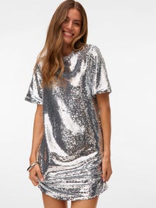 Vero Moda VMBLUME Korte jurk -Silver Colour - 10337829