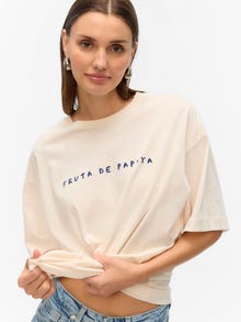 Vero Moda VMTAZ T-Shirt -Gardenia - 10337839