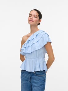 Vero Moda VMKIMMI Tops -Cashmere Blue - 10337885