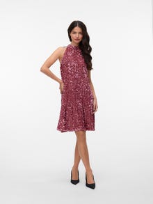 Vero Moda VMAMELIA Korte jurk -Misty Rose - 10337894