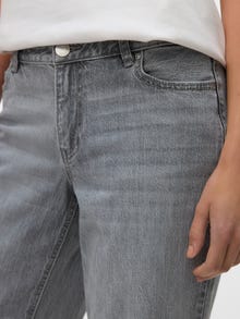 Vero Moda VMFAYE Niedrige Taille Weiter Beinschnitt Jeans -Medium Grey Denim - 10337948