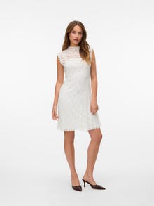 Vero Moda VMLISA Kurzes Kleid -Snow White - 10337964
