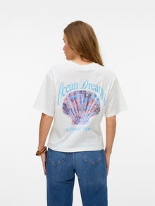 Vero Moda VMNYNNE T-shirt -Snow White - 10337967