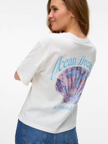 Vero Moda VMNYNNE T-shirt -Snow White - 10337967
