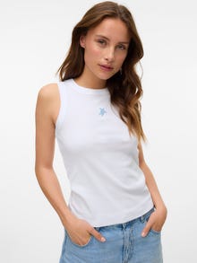 Vero Moda VMLIA Tank-Top -Bright White - 10337972