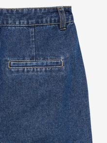 Vero Moda VMMARGOT Korkea vyötärö Wide leg fit Farkut -Dark Blue Denim - 10338024