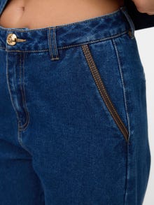 Vero Moda VMMARGOT Korkea vyötärö Wide leg fit Farkut -Dark Blue Denim - 10338024