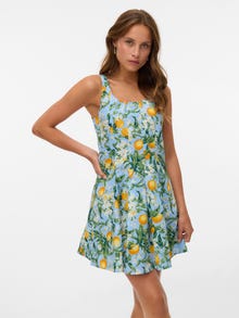 Vero Moda VMTRULY Short dress -Chambray Blue - 10338031