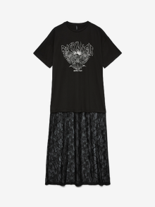 Vero Moda VMFREYA Langes Kleid -Black - 10338062