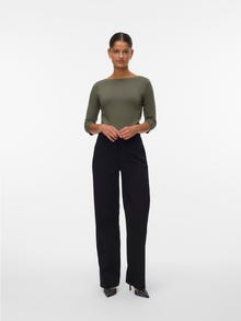 Vero Moda Laia jalaosaga lõige Rätsepapüksid -Black - 10338065