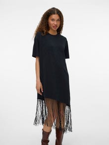 Vero Moda VMMARTINE Šaty midi -Black - 10338084
