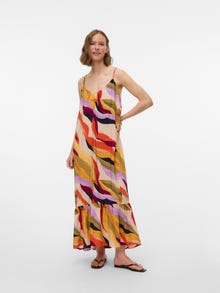 Vero Moda VMTILLY Robe longue -Cloud Dancer - 10338221