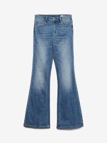 Vero Moda VMGIGI Hohe Taille Ausgestellt Jeans -Medium Blue Denim - 10338389