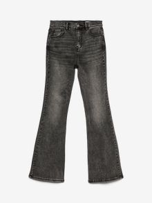 Vero Moda VMGIGI Hohe Taille Ausgestellt Jeans -Medium Grey Denim - 10338392