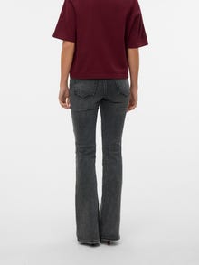 Vero Moda VMGIGI Hohe Taille Ausgestellt Jeans -Medium Grey Denim - 10338392