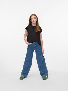 Vero Moda VMAVA Κοντομάνικο μπλουζάκι -Black - 10338491