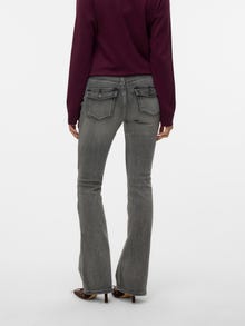 Vero Moda VMFLASH Mid rise Flared fit Jeans -Medium Grey Denim - 10338529