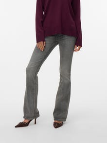 Vero Moda VMFLASH Normaali vyötärö Flared fit Farkut -Medium Grey Denim - 10338529