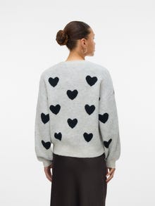 Vero Moda VMFOALOE Trøje -Light Grey Melange - 10338539