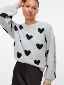 Vero Moda VMFOALOE Pull-overs -Light Grey Melange - 10338539