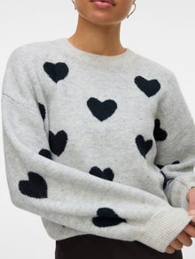 Vero Moda VMFOALOE Pull-overs -Light Grey Melange - 10338539