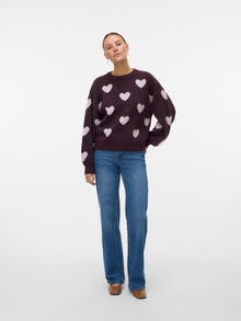 Vero Moda VMFOALOE Sweter -Winetasting - 10338539