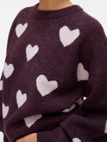 Vero Moda VMFOALOE Sweter -Winetasting - 10338539
