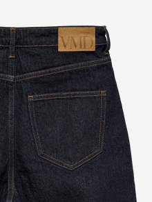 Vero Moda VMTESSA Taille haute Wide Leg Fit Jeans -Dark Blue Denim - 10338560