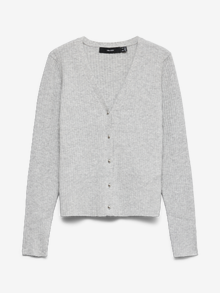 Vero Moda VMFOOLIVE Cárdigan de punto -Light Grey Melange - 10338601
