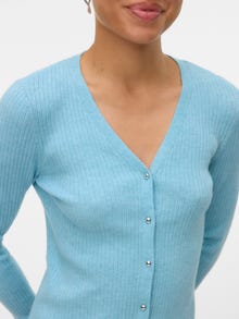 Vero Moda VMFOOLIVE Cárdigan de punto -Chambray Blue - 10338601