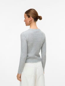 Vero Moda VMFOOLIVE Trøje -Light Grey Melange - 10338603