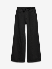 Vero Moda AWMADDIE Taille haute Wide Leg Fit Jeans -Black Denim - 10338630