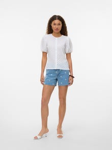 Vero Moda VMTESS Calções -Light Blue Denim - 10338661