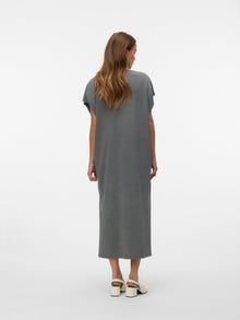 Vero Moda VMMILA Midikleid -Charcoal Gray - 10338675