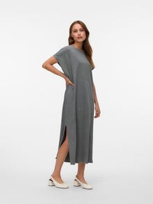 Vero Moda VMMILA Midikleid -Charcoal Gray - 10338675