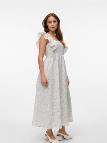 Vero Moda VMVIOLA Vestido midi -Bright White - 10338713