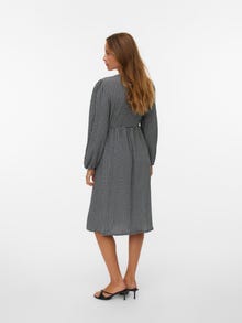 Vero Moda VMKAYA Vestido midi -Black - 10338890