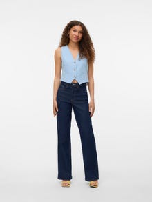 Vero Moda VMLIA Top -Cashmere Blue - 10339042