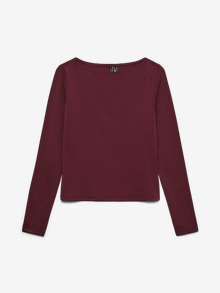 Vero Moda VMMONIQUE Top -Burgundy - 10339044