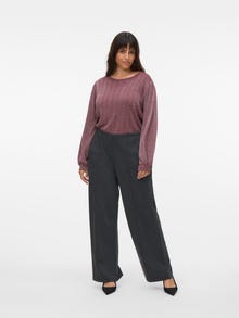 Vero Moda VMCEVA Pantalones -Dark Grey Melange - 10339083