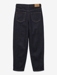 Vero Moda VMCTESSA Høyt snitt Mom Fit Jeans -Dark Blue Denim - 10339299