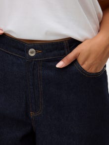Vero Moda VMCTESSA Høyt snitt Mom Fit Jeans -Dark Blue Denim - 10339299