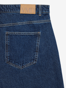Vero Moda VMCESTELLE High rise Χαλαρή εφαρμογή Τζιν -Dark Blue Denim - 10339303