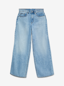 Vero Moda VMLULLU Taille basse Wide Leg Fit Jeans -Light Blue Denim - 10339312