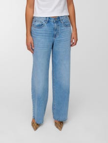 Vero Moda VMLULLU Taille basse Wide Leg Fit Jeans -Light Blue Denim - 10339312
