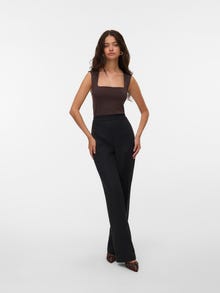 Vero Moda Sirge lõige Püksid -Black - 10339416