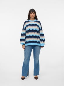 Vero Moda VMCDOJA Pullover -Glacier Lake - 10339682