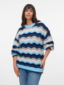 Vero Moda VMCDOJA Pullover -Glacier Lake - 10339682