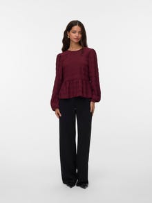 Vero Moda VMERMA Tops -Tawny Port - 10339902